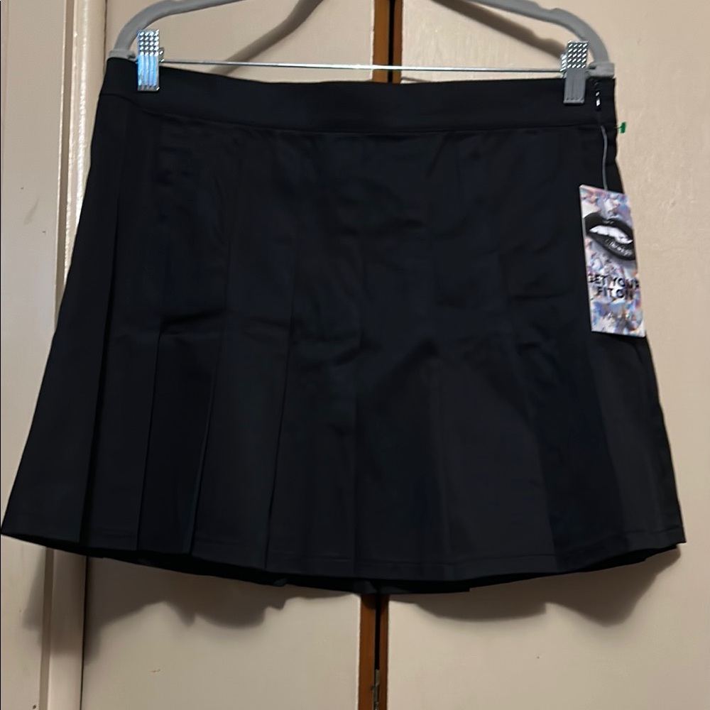 Black Pleated Skirt